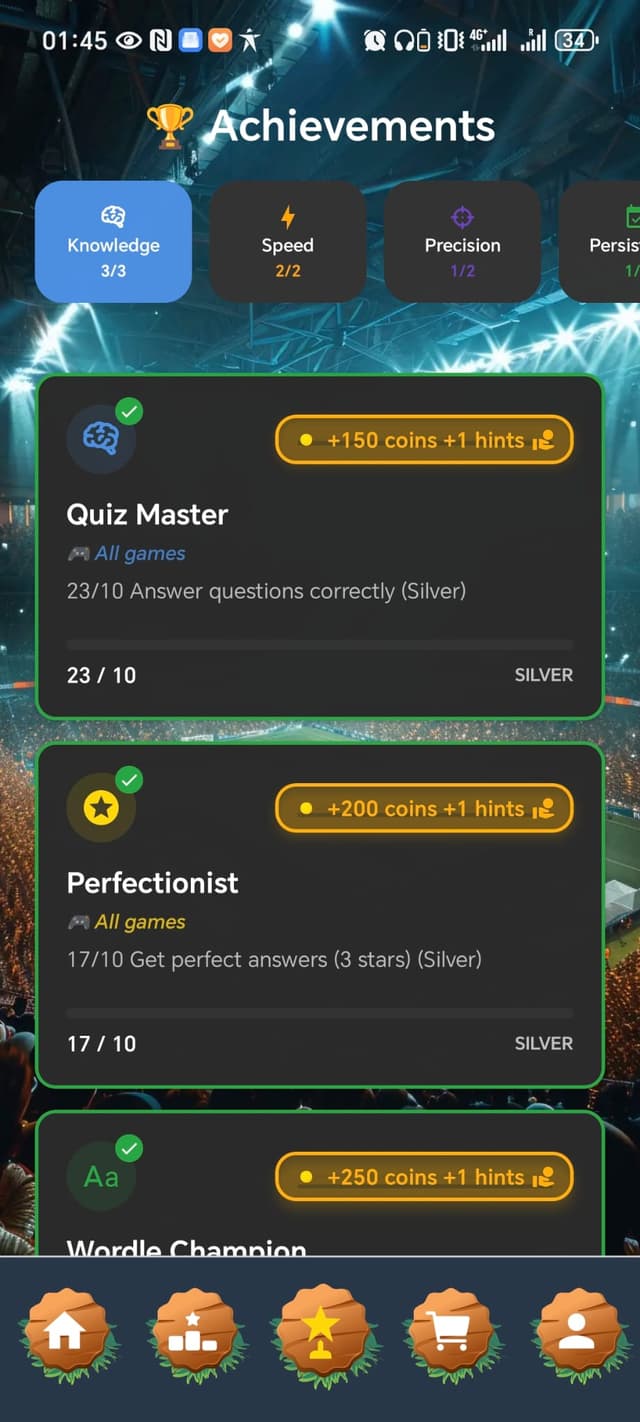 Achievements