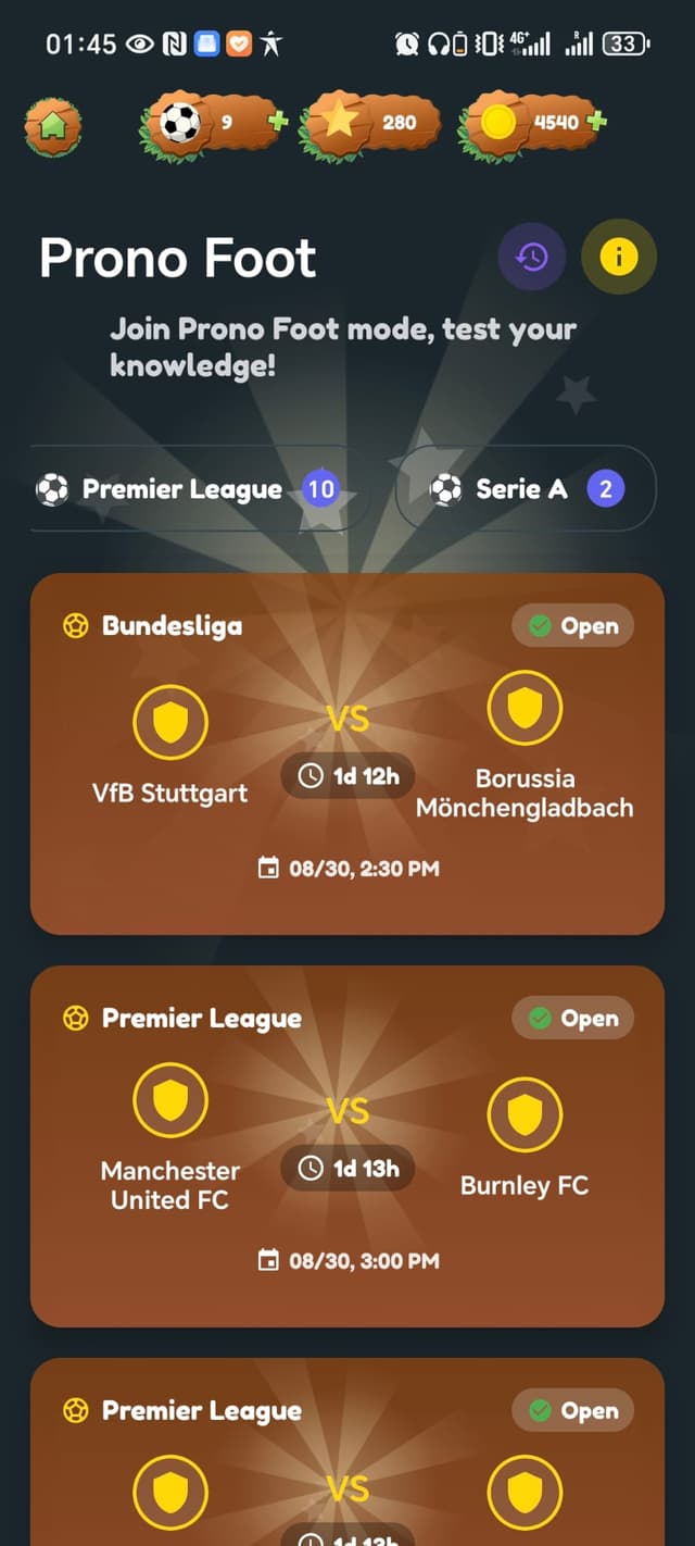 Predictions Feature